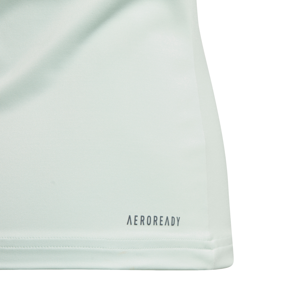 Футболка для девочки теннисная Adidas G Keyhole Tank - dash green/shock yellow