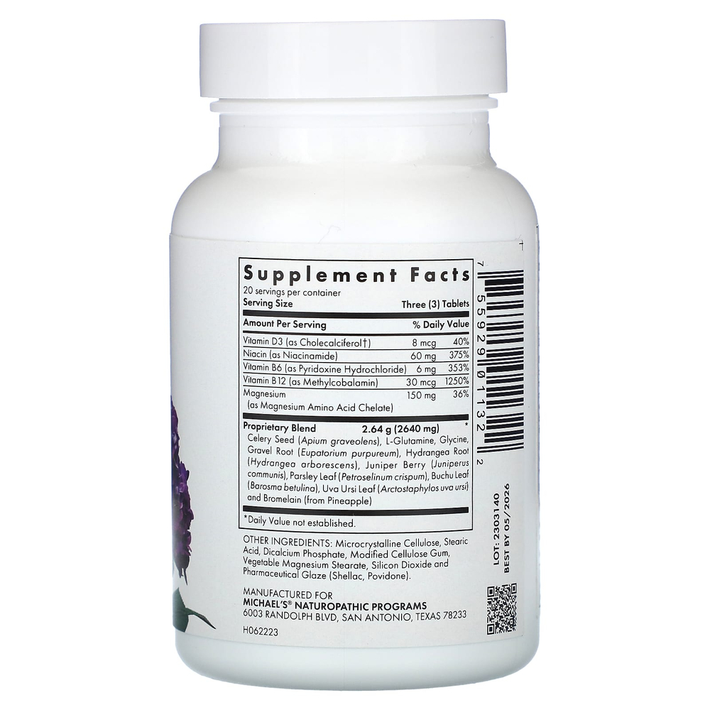 Michael's Health, Kidney Factors, 60 вегетарианских таблеток