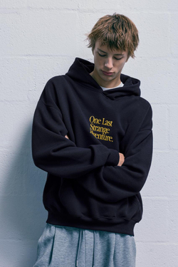 PULL&BEAR Толстовка с капюшоном"Stranger Things", темно-синий