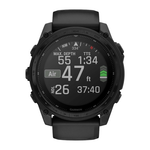 Спортивные часы Garmin tactix 8, 51 мм, Solar, чёрный нейлоновый ремешок, чёрный силиконовый ремешок Безель из титана, дисплей Solar со стеклом Power Sapphire. Силиконовый ремешок и нейлоновый ремешок с классическими застёжками — на запястье обхватом 127–
