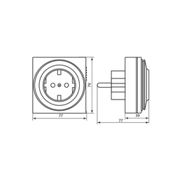 Розетка с таймером Feron TM32/61923 3500W/16A