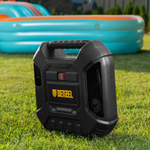 Компрессор воздушный DL1100 1.1 кВт, 180 л/мин, с набором аксессуаров Denzel