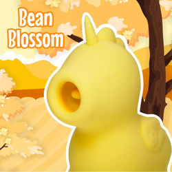 Вибромассажер Unihorn - Bean Blossom со стимуляцией язычком