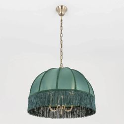 Citilux Базель CL407132 Люстра подвесная с зелёным абажуром