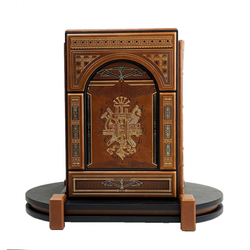 "Полная школа строительного искусства" Книга подарочная в 3 томах на подставке