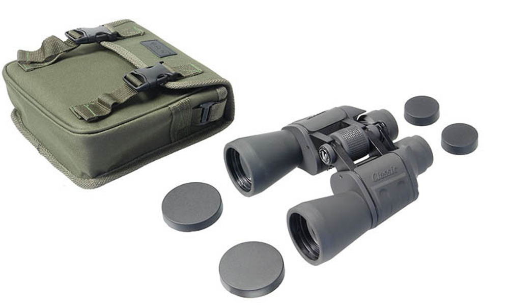 Бинокль Veber Classic БПЦ 7x50 VR серый [23905]