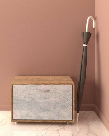 дуб сонома / цемент светлый