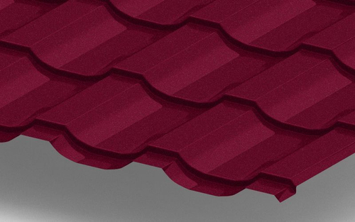 Металлочерепица Трамонтана с покрытием VikingMP®E, 0,50 мм, цвет RAL 3005