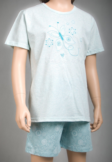 Пижама детская для девочек Cornette Butterflies, короткий рукав