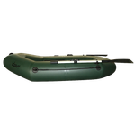 Лодка ПВХ Polar Bird Чирок Гребная PB-210Т Teal со стеклокомпозитной сланью и банкой Серая