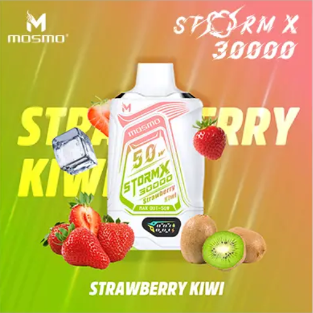 Mosmo Storm X DTL Клубника киви 30000 затяжек 20мг Hard (2% Hard)