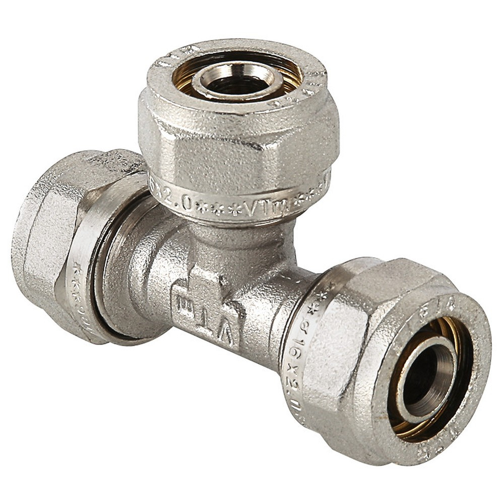 Тройник обжимной 32*32*26 (Valtec) VTm.331