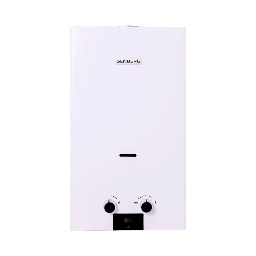 Газовая колонка GENBERG 110.01 ЕСО 10 л. Белая