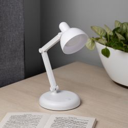 Настольный светильник ЭРА NLED-514-4W-W светодиодный белый | Светодиодные настольные лампы