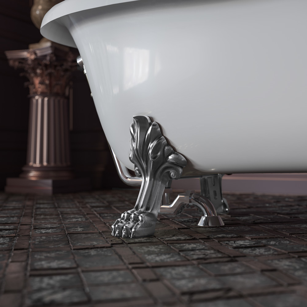 Ванна Migliore Bella на лапах "LEONE" STANDART  хром 26917