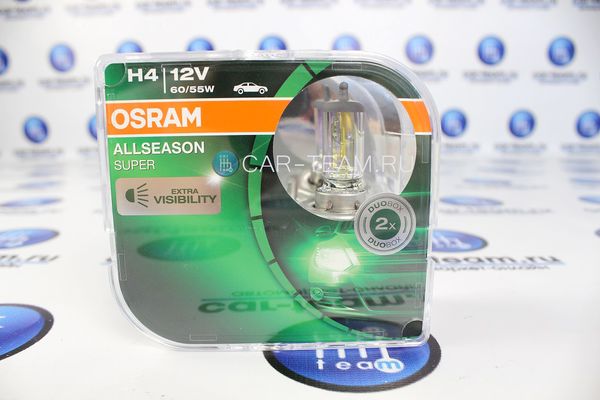 Автолампы "Osram" H4 Allseason / 64193ALS-HCB