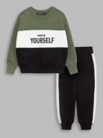 Спортивный костюм детский теплый, оверсайз