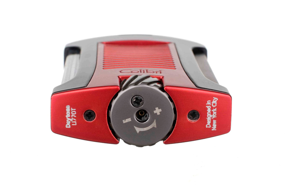 Зажигалка сигарная Colibri Daytona, черно-красная