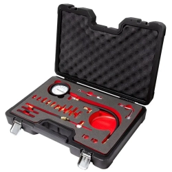 Тестер давления топлива 0-140 psi,0-10 bar,в кейсе''Premium'' Forsage F-919G1AD
