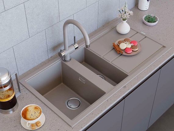 Мойка Kitagawa 100-2-WH Artceramic/белый(арт.4993803)