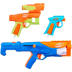 Hasbro Nerf N Series - Три бластера Gear Up Pack + стрелы 3-PAK F8633 / артикул   F8633  / GTIN 5010996209429