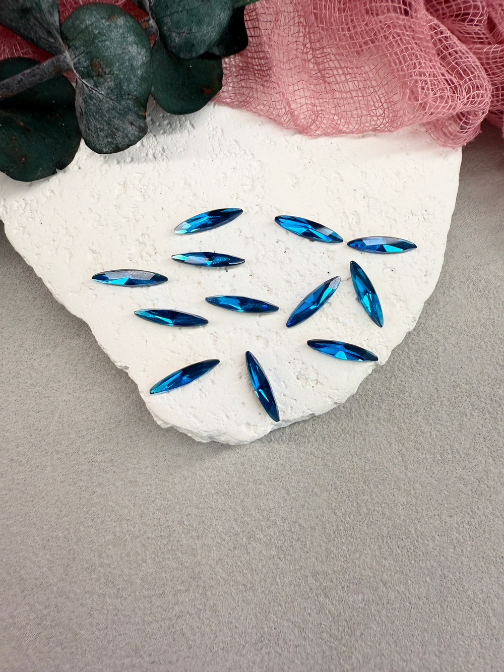 Наветт Navette spfinx 15*4 мм, Capri Blue