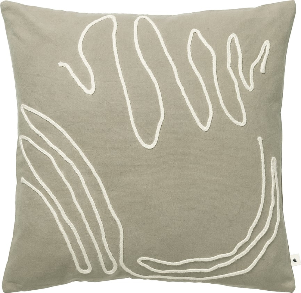 Декоративная подушка Ferm Living, Jot, 50 50 см, хлопок, зелёная