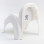 Горшок Стульчик  "ДИКИЙ ЗАПАД - ЕДИНОРОГ"  (white/pink-белый/розовый)