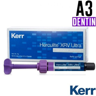 Herculite XRV Ultra Dentine А3 шприц 4гр, наногибридный композит