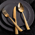 Тарелка «Базальт» мелкая;керамика;D=268,H=15мм;черный (Цвет: черный)