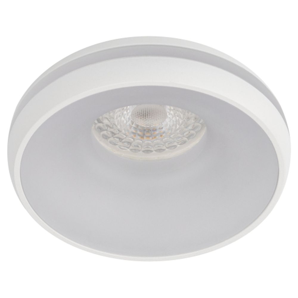 Светильник встраиваемый декоративный ЭРА DK100 WH под лампу MR16 GU5.3 белый | Декоративные встраиваемые светильники