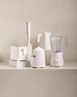 Alessi - Термокувшин Plisse 1л черный / артикул   MDL12 B  / GTIN 8003299461370