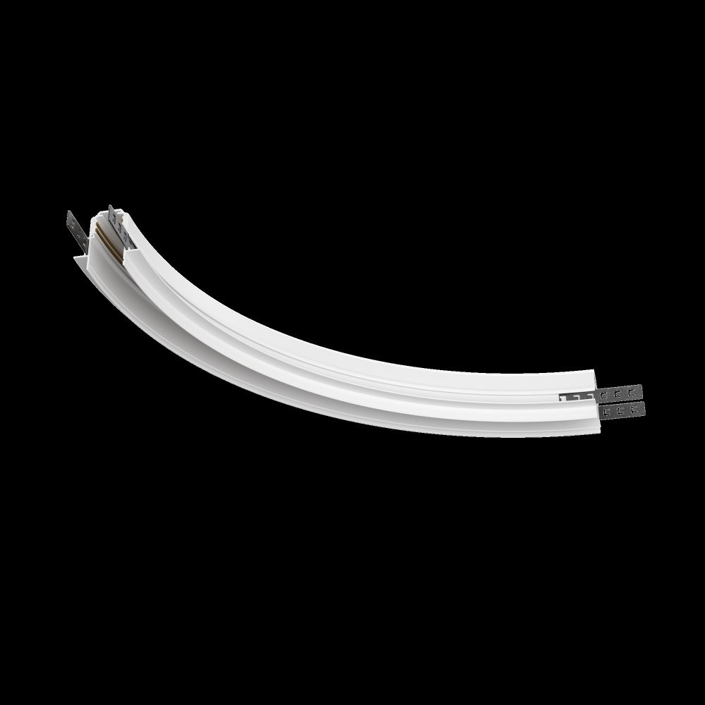 Коннектор радиусный R300   встраиваемый под ГКЛ 12,5мм, белый Maytoni TRA044-angle.12W