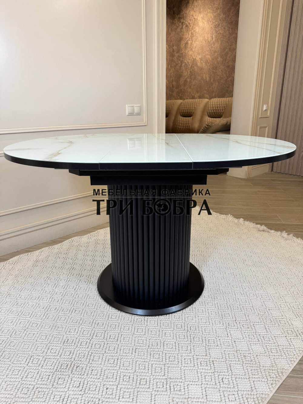 Стол кухонный "Орион", белый кварц