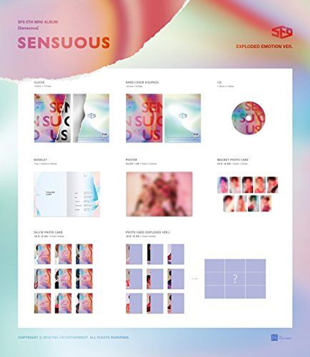 Альбом SF9 - Sensuous 5th Mini Album HIDDEN Version