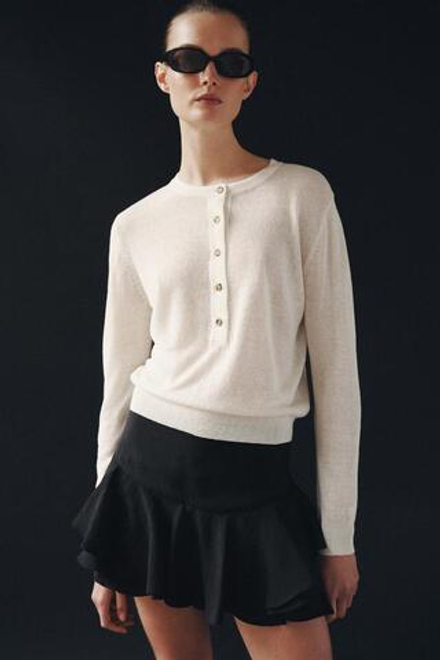 ZARA ШОРТЫ С ВОЛАНАМИ — ZW COLLECTION, ЧЕРНЫЙ