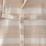 Вафельный халат Ikra | бежевый