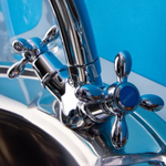 Смеситель для кухни, BOOU, с кран-буксой, хром, BA5318-1F-SE020-B702