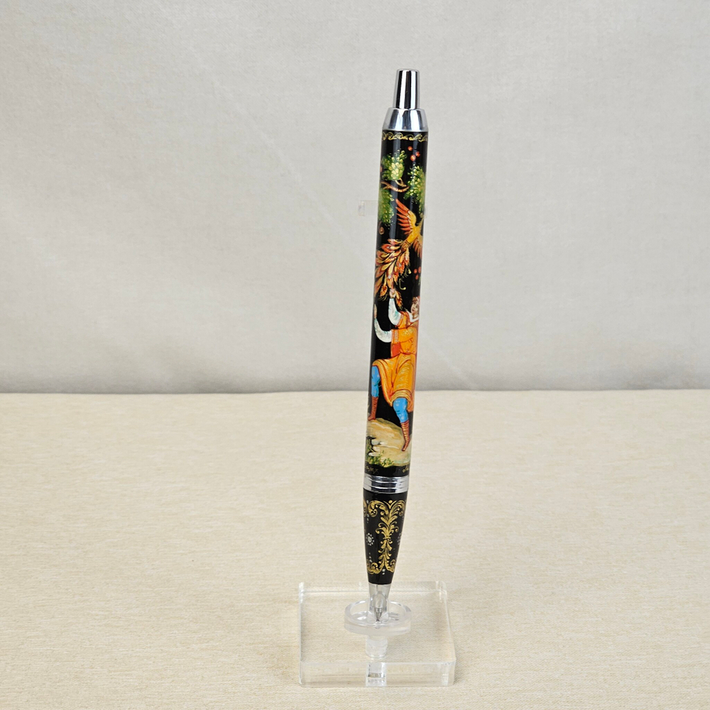 Ручка коллекционная с ручной росписью Палех "Иван-царевич и Жар-птица"