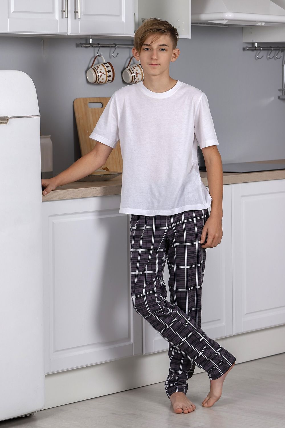 Брюки для мальчика Кардинал-3 Виотекс СЕРЫЙ