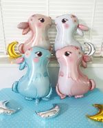 Шар (30''/76 см) Фигура, Милый зайка, Розовый, 1 шт.