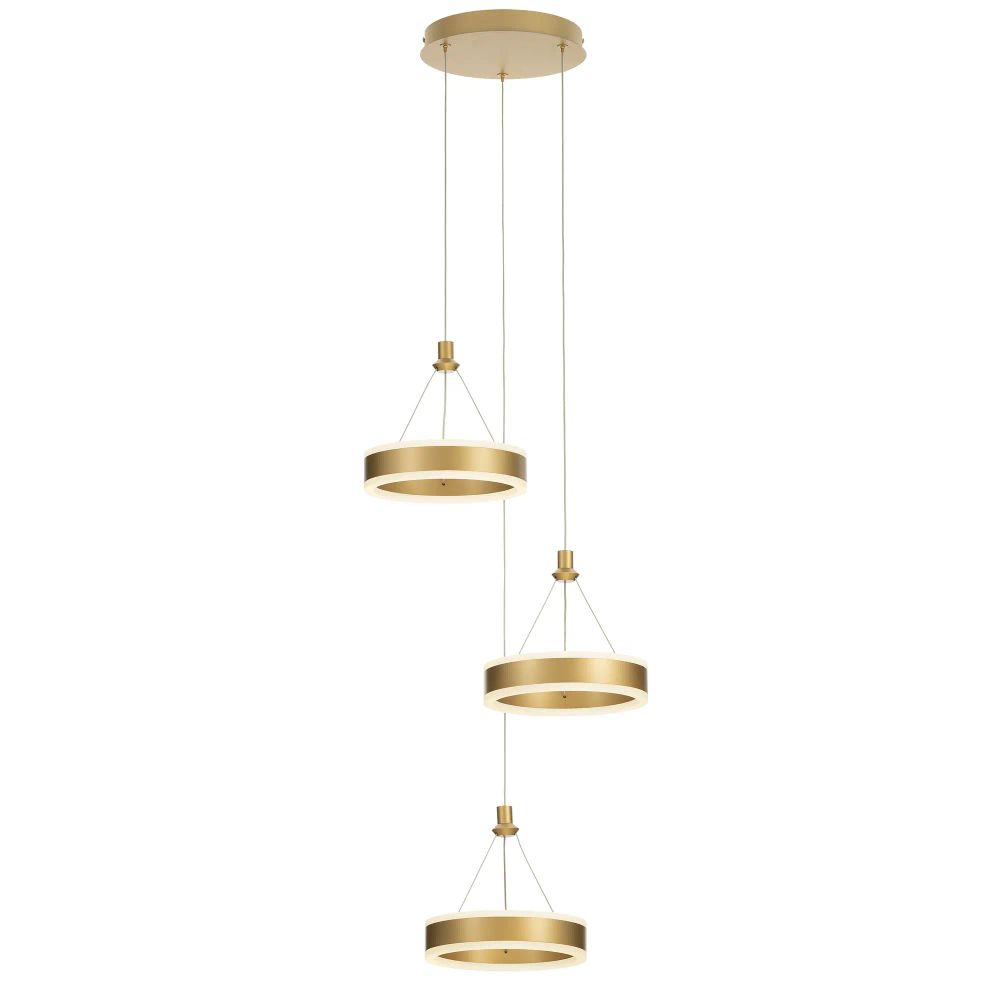 Citilux Дуэт CL719032 LED Подвесной светильник Золото