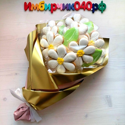 Имбирные пряники цветы