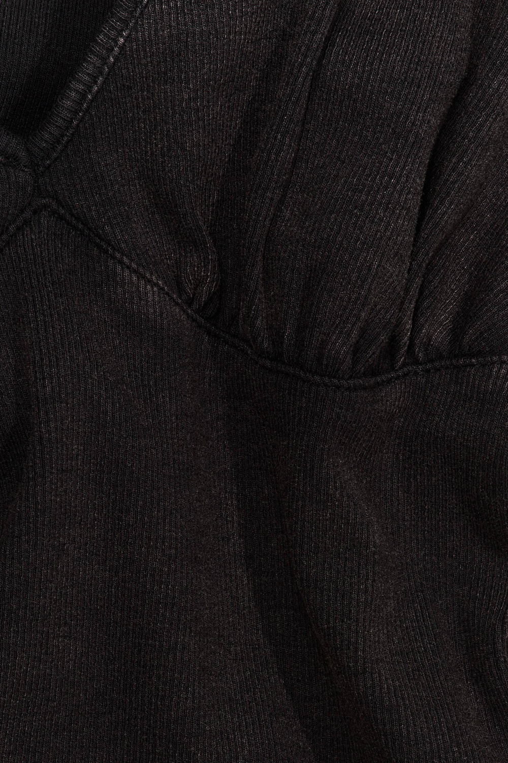 H&M - Glenn Martens Топ без рукавов в рубчик, черный