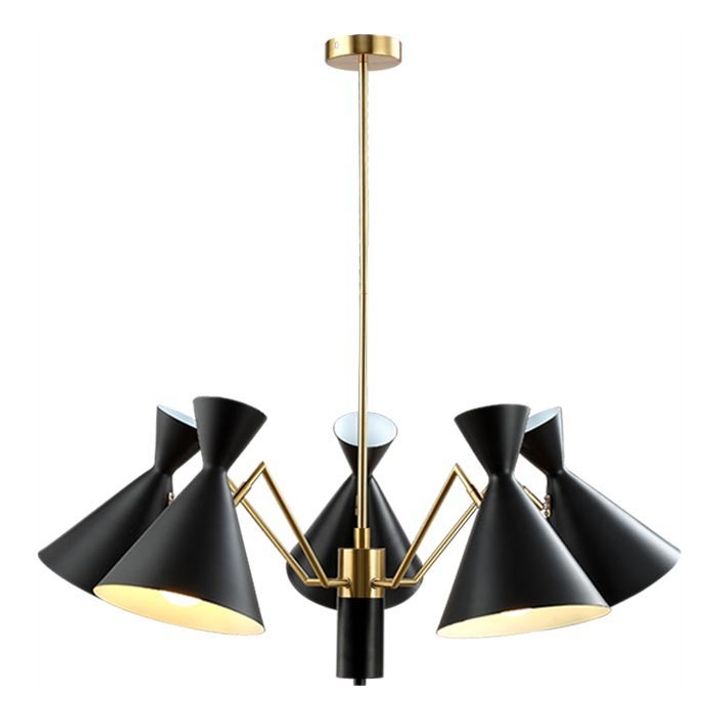 Подвесная люстра Crystal Lux Joven SP5 Gold/Black