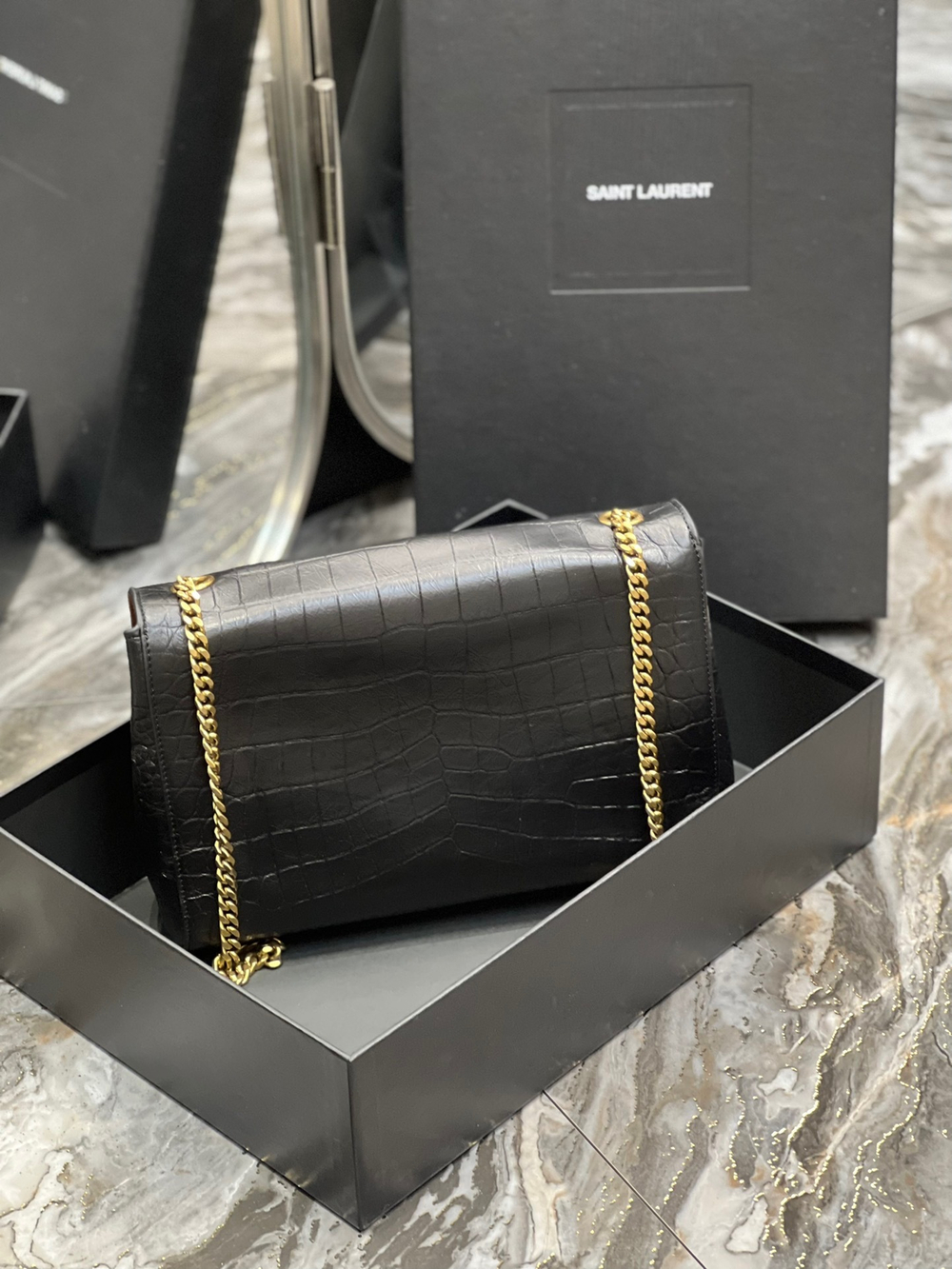 Saint Laurent Kate Medium Reversible Chain Bag 28 cm