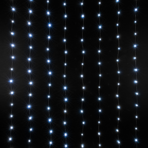 Светодиодная гирлянда занавес Роса белый 2*3м IP20 200-004 белый