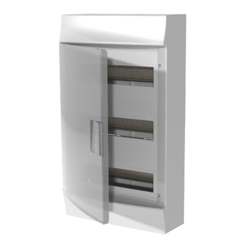 Шкаф настенный ABB Mistral41 36М (3x12) прозрачная дверь, клеммы (1SPE007717F0621) 1SPE007717F9994