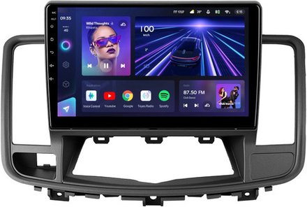 Магнитола для Nissan Teana J32 2008-2013 (монохромный экран, рамка 10) - Teyes CC3L на Android 10, 8-ядер, CarPlay, 4G SIM-слот