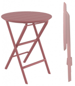 Стол пластиковый складной Siesta Contract Helen Folding Table Ø60, марсала